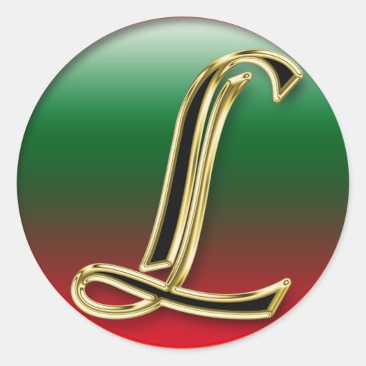 SCHREIBEN L STICKER+Geschenke Runder Aufkleber (Vorderseite)