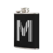 SCHREIBEN M BAR CODE Erstes erstes Barcode-Muster Flachmann (Links)