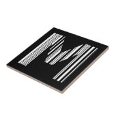 SCHREIBEN M BAR CODE Erstes erstes Barcode-Muster Fliese (Seite)