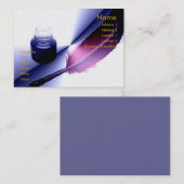 Schreiben mit Art-Visitenkarte Visitenkarte (Vorne/Hinten)