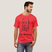Schreiben mit Fyodor Dostojewski T-Shirt (Vorne ganz)