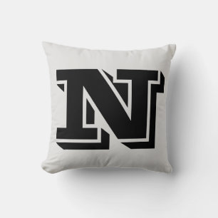 SCHREIBEN N MONOGRAM PILLOW KISSEN