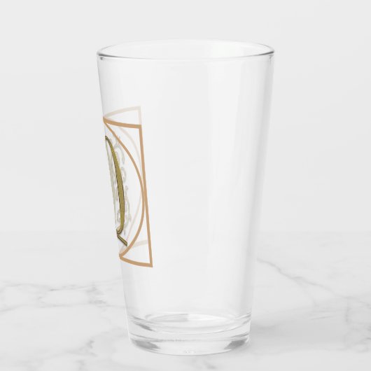 SCHREIBEN O MONOGRAM Schöne Hochzeit Neues Zuhause Glas (Links)