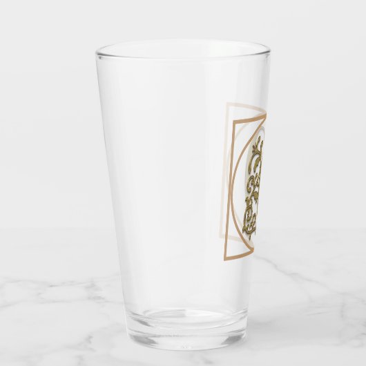 SCHREIBEN O MONOGRAM Schöne Hochzeit Neues Zuhause Glas (Rechts)