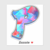 Schreiben P_ Graffiti Alphabet Letters Aufkleber (Blatt)