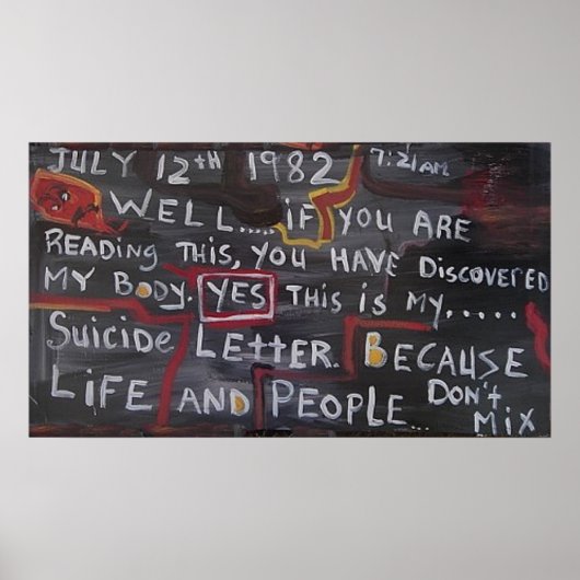 SCHREIBEN POSTER (Vorne)