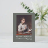 Schreiben Postkarte (Stehend Vorderseite)