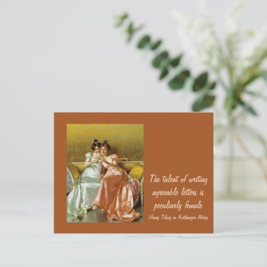 Schreiben Postkarte (Stehend Vorderseite)