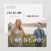 Schreiben Save the Date Postkarte (Vorne/Hinten)