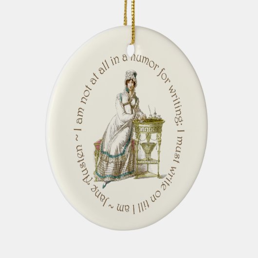 Schreiben Sie an Keramik Ornament (Rechts)