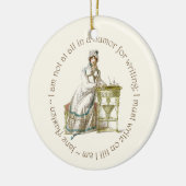 Schreiben Sie an Keramik Ornament (Links)