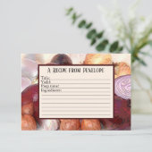 Schreiben Sie auf Rezept-Kartenzwiebeln mit Knobla Karte (Stehend Vorderseite)