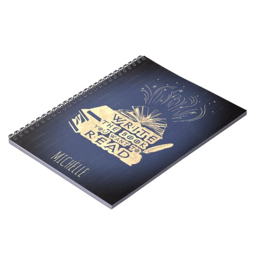 Schreiben Sie das Buch, das Sie gewollt haben, um Notizblock (Linke Seite)