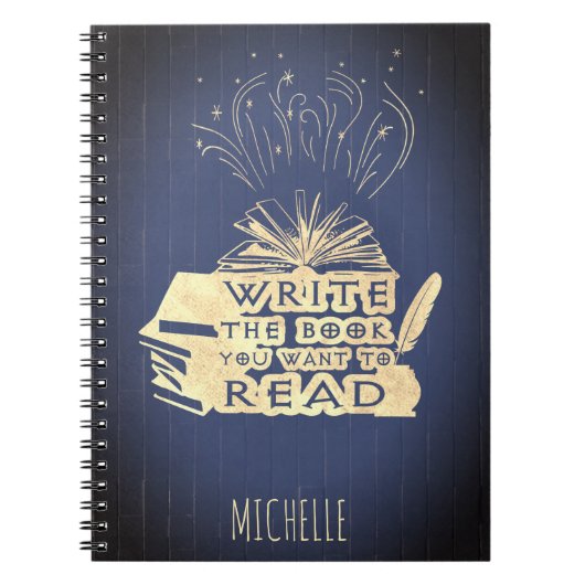 Schreiben Sie das Buch, das Sie gewollt haben, um Notizblock (Vorderseite)