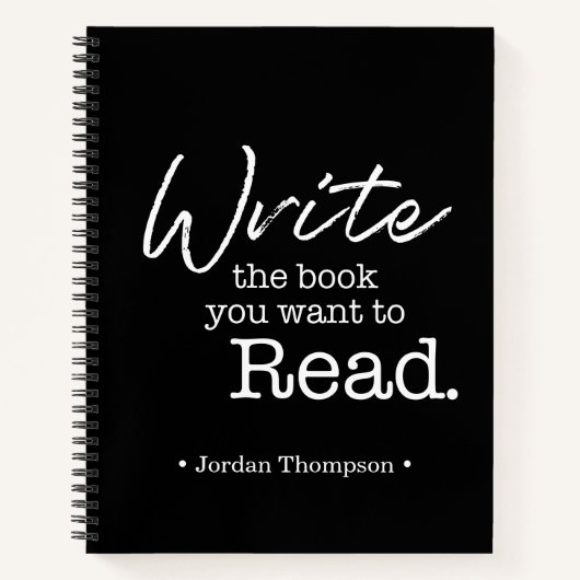 Schreiben Sie das Buch, das Sie gewollt haben, um  Notizblock (Vorderseite)