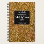 SCHREIBEN SIE DAS VISION Christlich Journal Gebet Planer (Vorderseite)