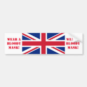 SCHREIBEN SIE EINE BLOODY MASK! AUTOAUFKLEBER (Vorne)