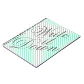 Schreiben Sie es auf Typografie Notizblock (Linke Seite)