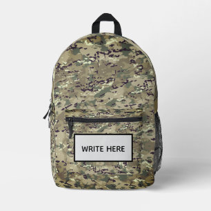 SCHREIBEN SIE HIER BEDRUCKTER RUCKSACK