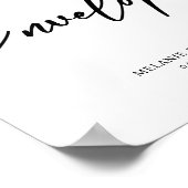 Schreiben Sie Ihre Adresse auf dem Briefposter für Poster (Ecke)