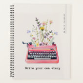 Schreiben Sie Ihre eigene Geschichte, Beige Weekly Planer (Vorderseite)