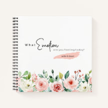 Schreiben Sie Ihre Emotionen auf Ihrem Notebook