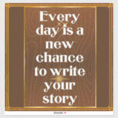 Schreiben Sie Ihre Geschichte Aufkleber (Blatt)