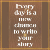 Schreiben Sie Ihre Geschichte Aufkleber (Vorderseite)