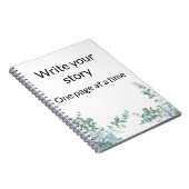 Schreiben Sie Ihre Geschichte - Motivierend Foto-N Notizblock (Rechte Seite)