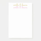 SCHREIBEN SIE IHRE POST-IT-NOTEN AB POST-IT KLEBEZETTEL (Vorderseite)