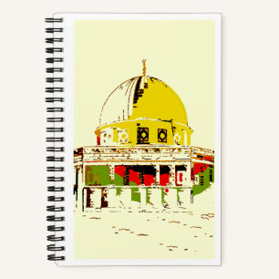 Schreiben Sie Ihre Reise: Dome of the Rock Noteboo Notizblock