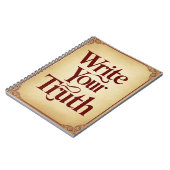 Schreiben Sie Ihre Wahrheit Notizblock (Linke Seite)