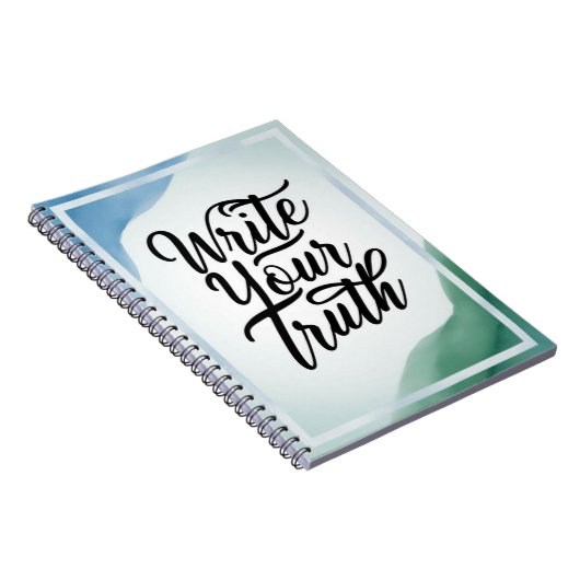 Schreiben Sie Ihre Wahrheit Notizblock (Rechte Seite)