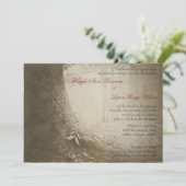 Schreiben Sie Ihren Namen auf die Einladung zur Ho (Stehend Vorderseite)