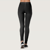 Schreiben Sie Ihren Namen Black Fade Custom Leggin Leggings (Rückseite)