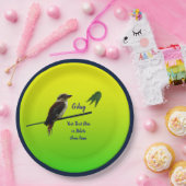Schreiben Sie Ihren Text, Kookaburra Australia Day Pappteller (Party)