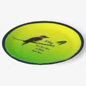 Schreiben Sie Ihren Text, Kookaburra Australia Day Pappteller (Schrägansicht)