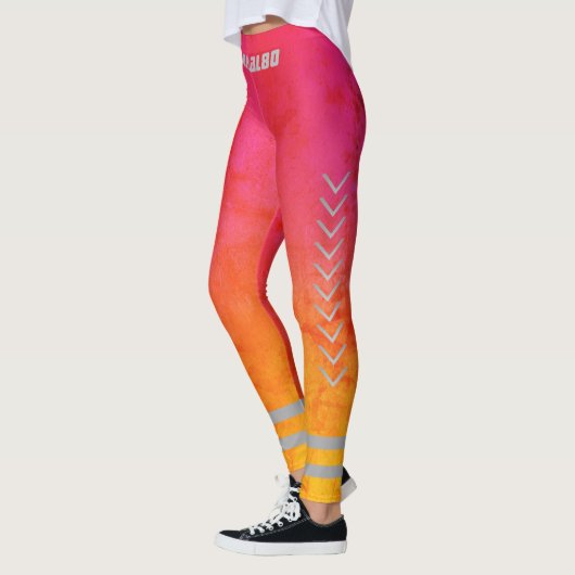 Schreiben Sie Ihren Text l Berufliche Performance- Leggings (Links)