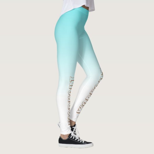 Schreiben Sie Ihren Text l Moderner Farbverlauf bl Leggings (Rechts)