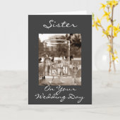 SCHREIBEN SIE IHREN WEDDING TAG KARTE (Gelbe Blume)