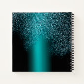 Schreiben Sie in festlich tiefgrün: anpassbares Ta Notizblock (Rückseite)