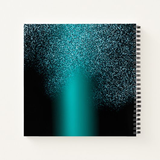 Schreiben Sie in festlich tiefgrün: anpassbares Ta Notizblock (Rückseite)