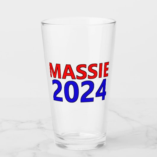 Schreiben Sie in Rep. Thomas Massie für Präsident Glas (Vorderseite)