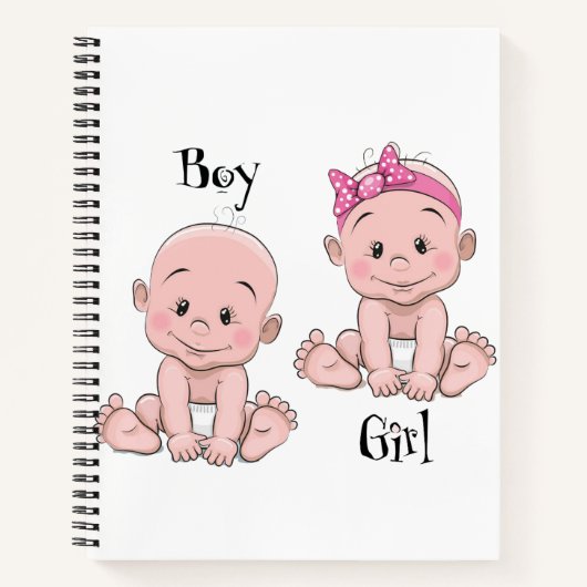 Schreiben Sie in Style mit unserem SpiralNotebook Notizblock (Vorderseite)