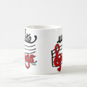 Schreiben Sie Lied-Kaffee-Tasse Kaffeetasse (Mittel)