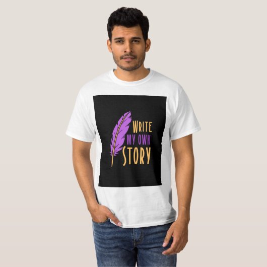 Schreiben Sie meine eigene Geschichte T-Shirt (Vorne ganz)
