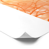 SCHREIBEN SIE MIR Butterfliegen und Bubbles Poster (Ecke)