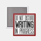 Schreiben Sie nicht im Fortschrittsmagazin Magnet (Vorderseite/Rückseite)