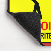 Schreiben Sie nicht über meinen Code Mousepad (Ecke)