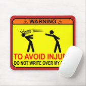 Schreiben Sie nicht über meinen Code Mousepad (Mit Mouse)